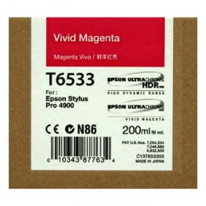 Картридж для принтера Epson C13T653300 Stylus Pro Vivid Magenta