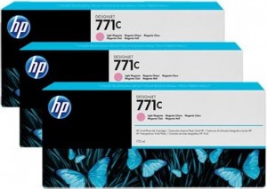 Картридж для принтера HP   771c 3-pack 775-ml Light Magenta Designjet Ink Cartridges