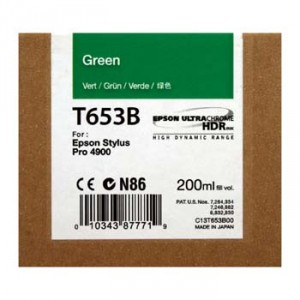 Картридж для принтера Epson C13T653B00 Stylus Pro Green