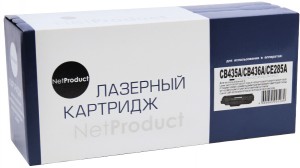 Картридж для принтера и МФУ NetProduct N-CB435A/CB436A/CE285A