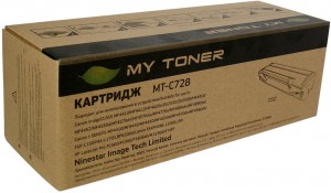 Картридж для принтера и МФУ MyToner MT-C728 Black