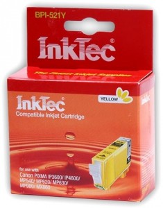 Картридж для принтера InkTec BPI-521Y