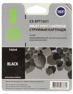 Картридж для принтера Cactus  CS-EPT1631 Black