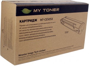 Картридж для принтера MyToner MT-CE505X Black