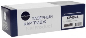 Тонер-картридж NetProduct N-CF402A Yellow