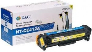 Тонер-картридж G&G  NT-CE412A Yellow