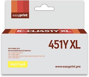 Картридж для принтера EasyPrint IC-CLI451Y XL