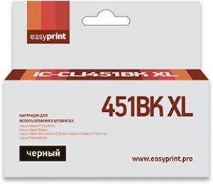 Картридж для принтера EasyPrint IC-CLI451BK XL