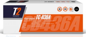 Картридж для принтера и МФУ T2 TC-H36A Black