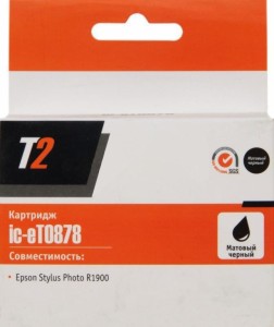 Картридж для принтера T2 IC-ET0878 Matte Black