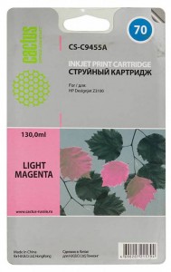 Картридж для принтера Cactus  CS-C9455A Light magenta