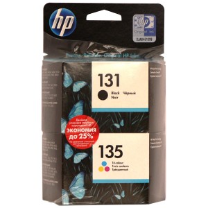 Картридж для принтера HP C8765HE+C8766HE (131 Black +135 Tri-color)