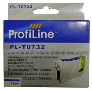 Картридж для принтера Profiline T07324A Сyan