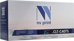 Картридж для принтера NV-Print Samsung CLT-C407S Cyan