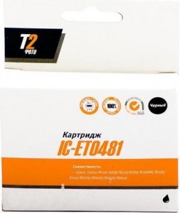 Картридж для принтера Epson  T2 IC-ET0481 Black