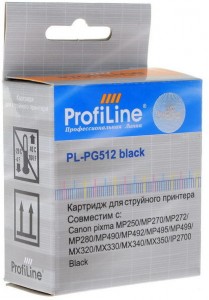 Картридж для принтера Profiline PG-512