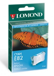 Картридж для принтера Lomond E82 T08224A Cyan