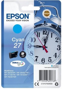 Картридж для принтера Epson T2702 C13T27024022 Cyan