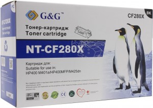 Картридж для принтера G and G NT-CF280X Black