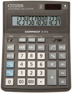 Настольный калькулятор Citizen Correct D-314