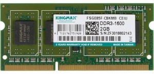 Оперативная память Kingmax DDR3 2Gb 1.6GHz 2048/1600 RTL PC3-12800