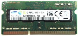 Оперативная память Samsung DDR3L SODIMM 4Gb M471B5173QH0-YK0