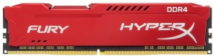 Оперативная память Kingston 8GB 2133MHz DDR4 Non-ECC DIMM HyperX Fury Red HX421C14FR2/8