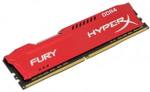 Оперативная память Kingston 8GB 2666MHz DDR4 DIMM HyperX Fury Red HX426C16FR2/8