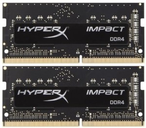 Оперативная память Kingston 16GB 2400MHz DDR4 SODIMM  HyperX Impact HX424S14IB2K2/16