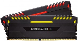 Оперативная память Corsair Vengeance RGB 2x16Gb DDR4 DIMM 3000МГц CL15 CMR32GX4M2C3000C15