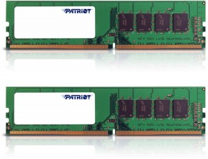 Оперативная память Patriot Memory DDR4 8Gb (2x4Gb) DIMM 2400MHz PC4-19200 CL17 PSD48G2400K