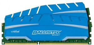 Оперативная память Crucial Ballistix Sport XT DDR3 8Gb (2x4Gb) PC12800 DIMM 1600MHz CL9 BLS2C4G3D169DS3J