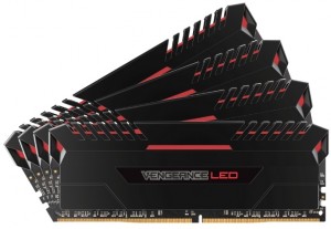 Оперативная память Corsair Vengeance LED 64Gb (4x16Gb) DDR4 DRAM 3000 Мгц C15 CMU64GX4M4C3000C15R