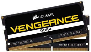 Оперативная память Corsair Vengeance 32GB (2x16GB) DDR4 SODIMM 2666 МГц CL18 CMSX32GX4M2A2666C18