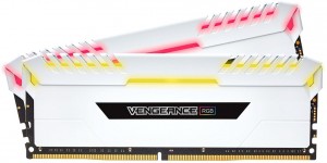 Оперативная память Corsair Vengeance RGB 2x8Gb DDR4 DIMM 3600МГц CL18 CMR16GX4M2C3600C18W