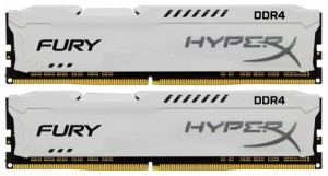 Оперативная память Kingston 16GB 2133MHz DDR4 Non-ECC 1DIMM HyperX Fury White HX421C14FW2K2/16