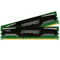 Оперативная память Crucial 4GB(2x2Gb) DDR3-1600 BLS2CP2G3D1609DS1S00CEU