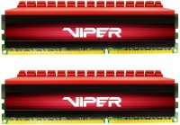 Оперативная память Patriot Viper 4 DDR4 DIMM 8Gb (2x4Gb) 2400MHz PC19200 CL15 (PV48G240C5K)