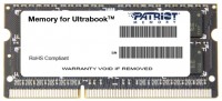 Оперативная память Patriot Memory DDR3 SODIMM 8Gb 1600MHz PC12800 (PSD38G1600L2S)