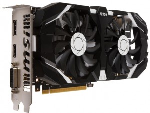 Видеокарта MSI GeForce GTX 1060 1544Mhz PCI-E 3.0 6144Mb 8008Mhz 192 bit DVI HDMI HDCP (GTX 1060 6GT OCV1)