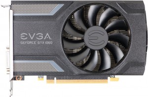 Видеокарта EVGA GeForce GTX 1060 1607Mhz PCI-E 3.0 6144Mb 8008Mhz 192 bit DVI HDMI 3DP (06G-P4-6163-KR)