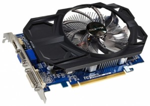 Видеокарта Gigabyte Radeon R7 240 900Mhz PCI-E 3.0 2048Mb 1800Mhz 128 bit DVI HDMI HDCP (GV-R724OC-2GI)