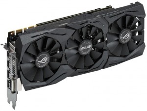 Видеокарта Asus GeForce GTX 1070 8Gb DDR5 256bit PCI-E DVI 2xHDMI 2xDP Retail (STRIX-GTX1070-O8G-GAMING)