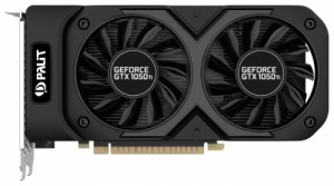 Видеокарта Palit GeForce GTX 1050 Ti 1366Mhz PCI-E 3.0 4096Mb 7000Mhz 128 bit DVI HDMI HDCP Dual OC