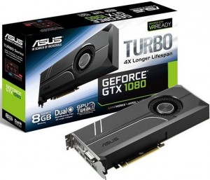 Видеокарта Asus GeForce GTX 1080 TURBO 1607Mhz PCI-E 3.0 8192Mb 10010Mhz 256 bit DVI HDMI HDCP