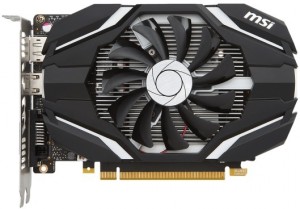 Видеокарта MSI GeForce GTX 1050 1404Mhz PCI-E 3.0 2048Mb 7008Mhz 128bit DVIx1/HDMIx1/DPx1/HDCP (GTX 1050 2G OC)