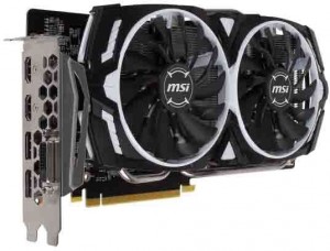 Видеокарта MSI GeForce GTX 1060 1544Mhz PCI-E 3.0 6144Mb 8008Mhz 192 bit DVI 2HDMI 2DP HDCP