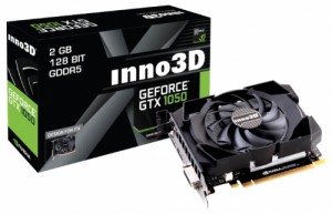 Видеокарта Inno3D GeForce GTX 1050 1354Mhz PCI-E 3.0 2048Mb 7008Mhz 128 bit DVI HDMI HDCP (N1050-1SDV-E5CM)