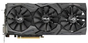 Видеокарта Asus Radeon RX 480 1286Mhz PCI-E 3.0 8192Mb 8000Mhz 256 bit DVI 2HDMI 2DP (STRIX-RX480-8G-GAMING)