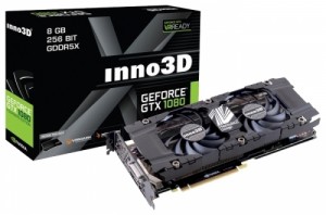 Видеокарта Inno3D GeForce GTX 1080 1607Mhz PCI-E 3.0 8192Mb 10000Mhz 256 bit DVI HDMI HDCP X2 (N1080-1SDN-P6DN)